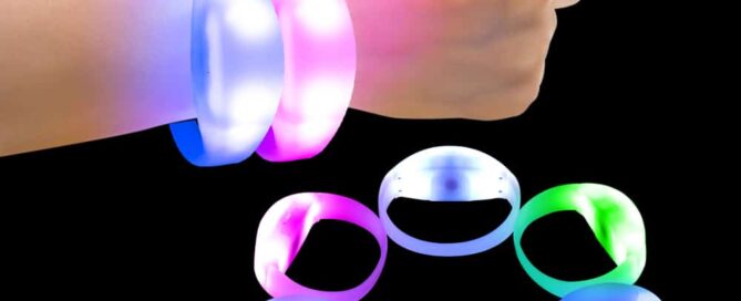 Light up your next event with GFLAI 3 LED wristbands for events