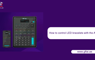How to control LED wristbands with the App