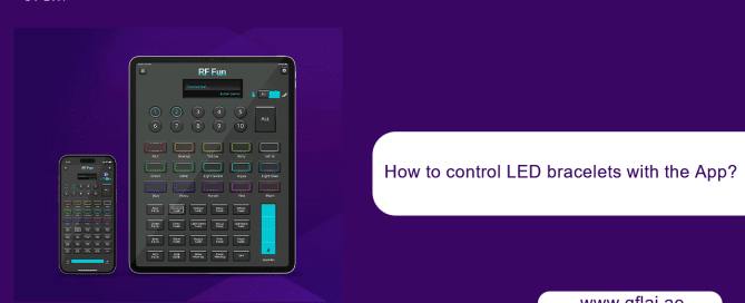 How to control LED bracelets with the App? 4 How to control LED wristbands with the App