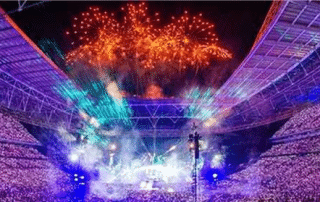 2.4G technology 3 LED bracelets Concerts